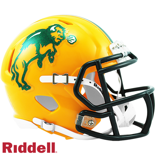 North Dakota State Bison Speed Mini Football Helmet