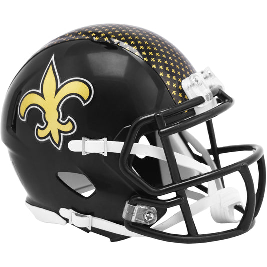 New Orleans Saints Riddell 2022 On-Field Alternate Speed Mini Helmet