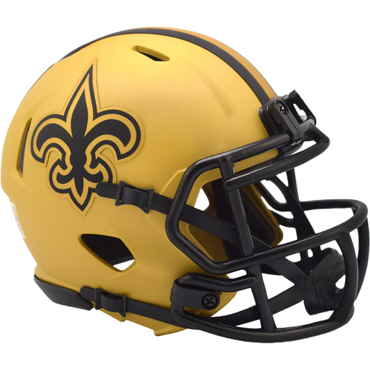 New Orleans Saints RAVE Speed Mini Football Helmet NFL