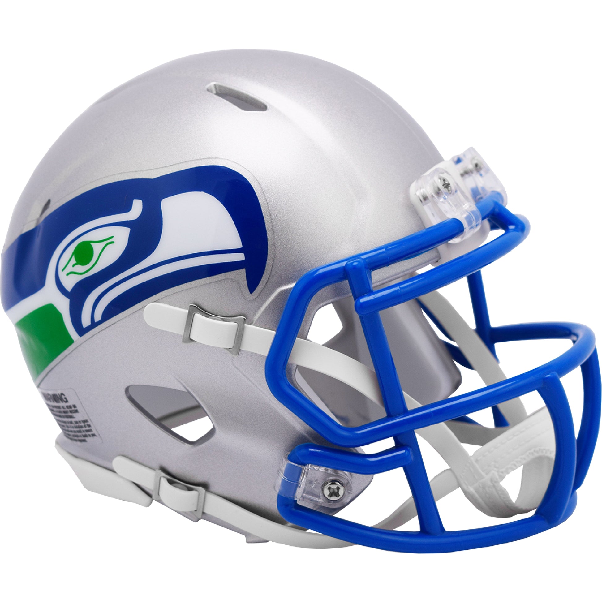 Seattle Seahawks 1983-2001 Throwback Riddell Speed Mini Football Helmet NFL