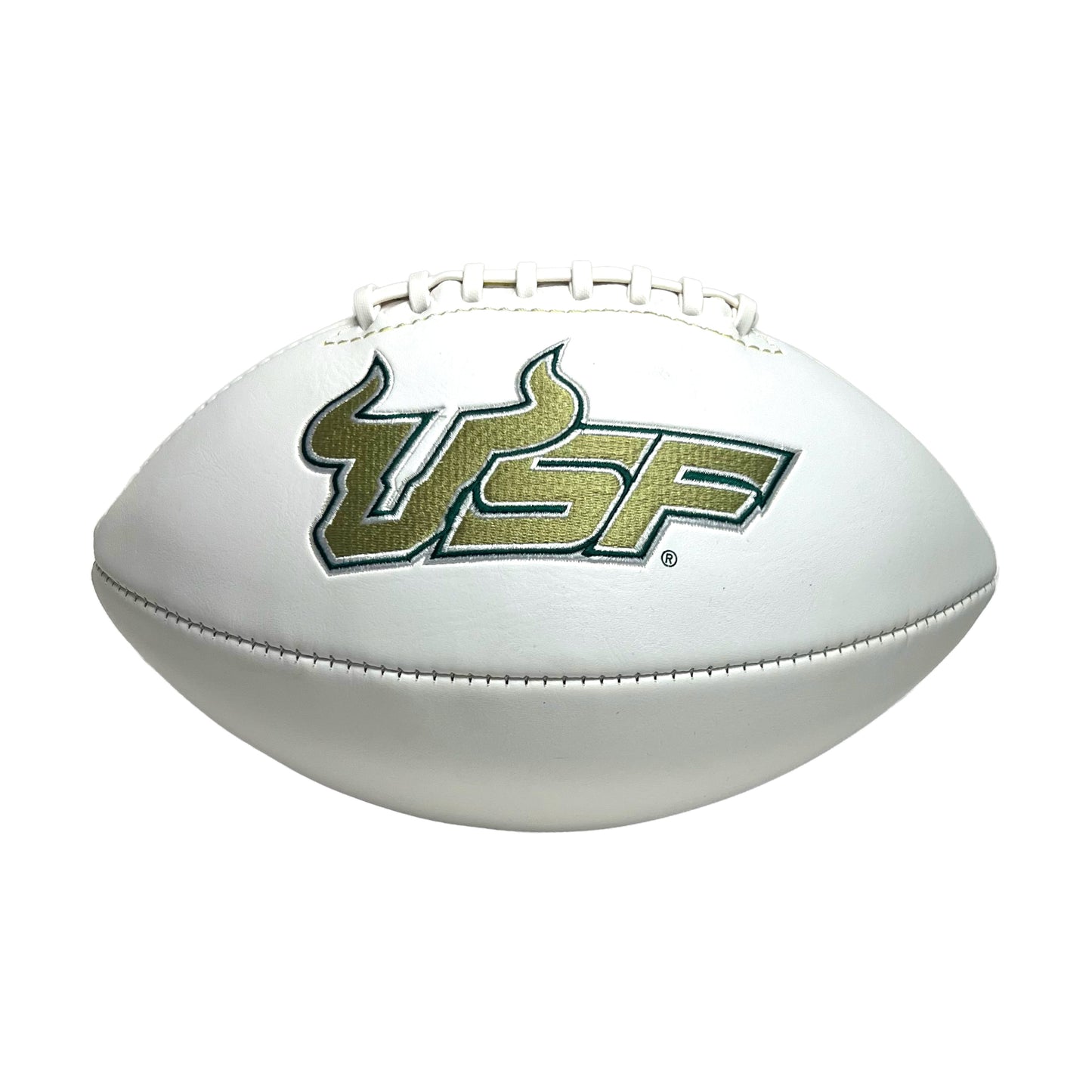 South Florida USF Bulls Embroidered Logo Signature Series Full Size Football