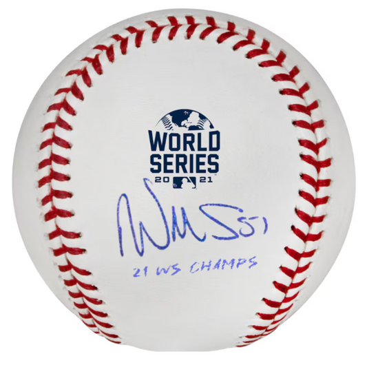 Will Smith Signed 2021 Atlanta Braves World Series Baseball (Pre Order)