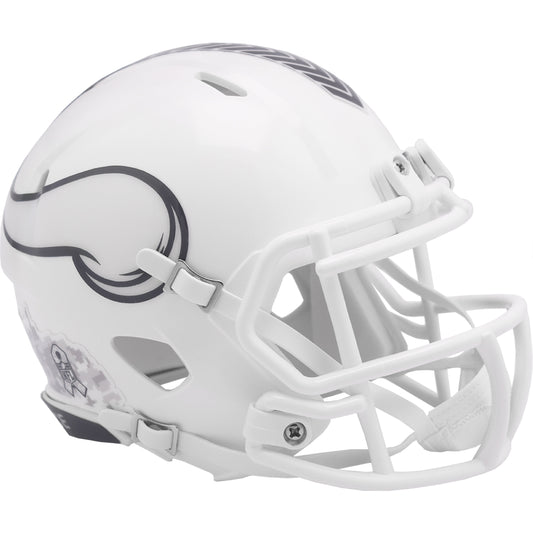 Minnesota Vikings 2024 Salute to Service Riddell Speed Mini Football Helmet NFL