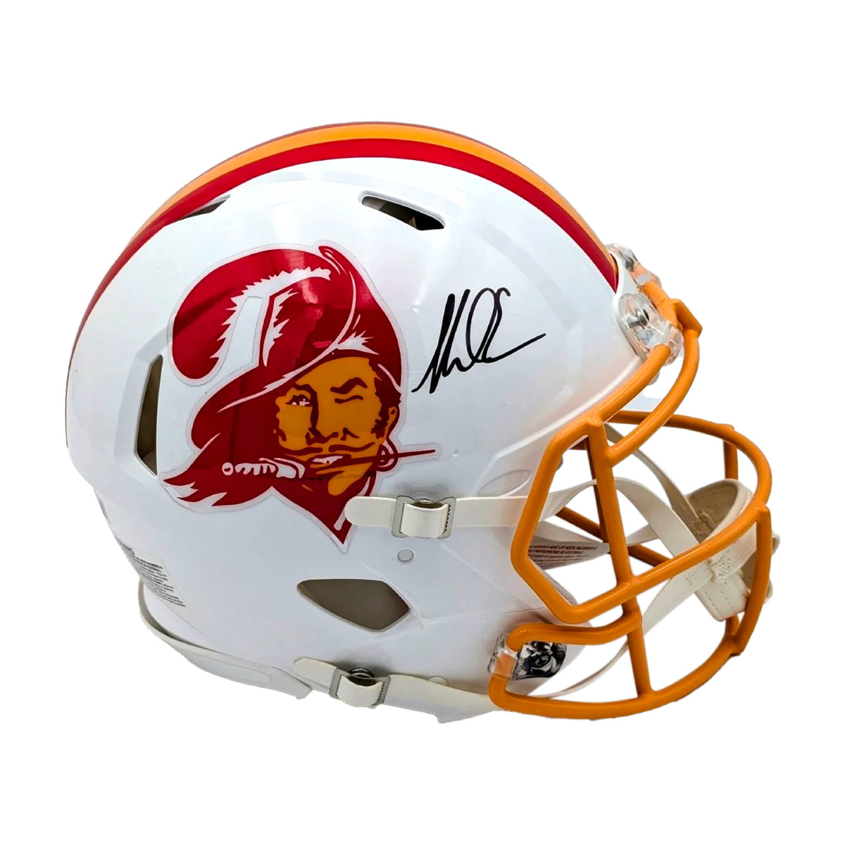 Mike Evans Signed Bucs T/B 76-96 F/S Authentic Helmet - Beckett