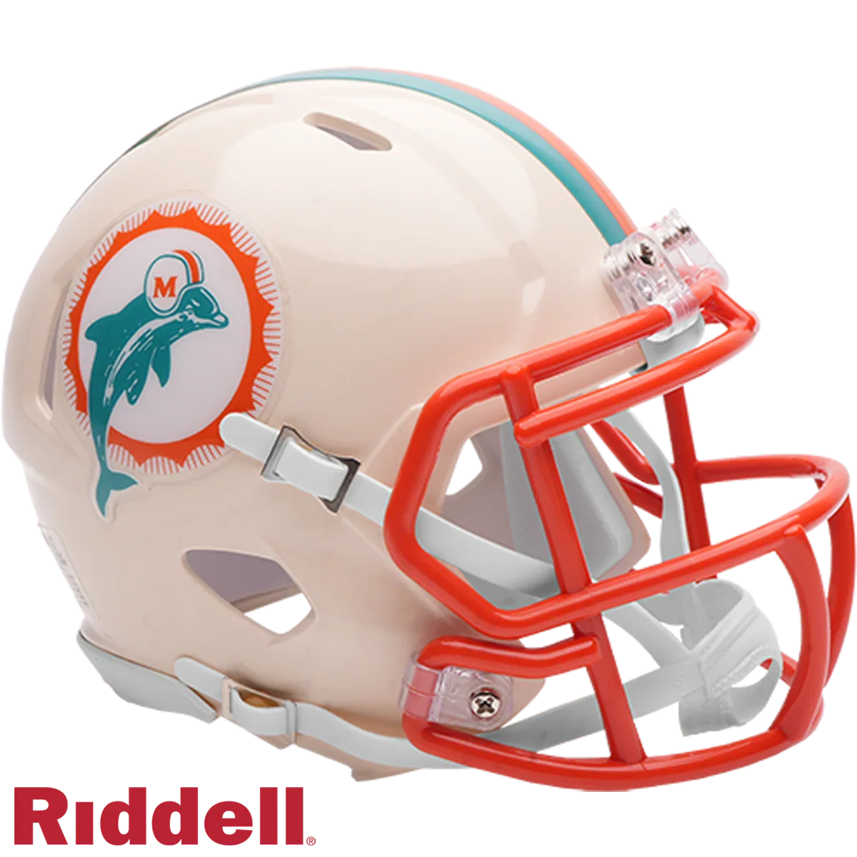 Miami Dolphins Retro Speed Mini Football Helmet