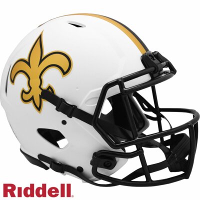 New Orleans Saints Lunar Speed F/S Authentic Football Helmet