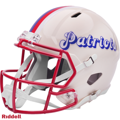New England Patriots Retro Speed F/S Replica Football Helmet