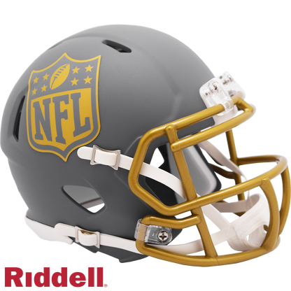 NFL Shield Slate Speed Mini Football Helmet