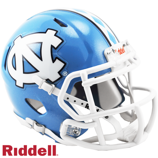 North Carolina Tar Heels Primary Speed Mini Football Helmet