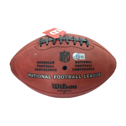 Mike Alstott Autographed Wilson Duke Metallic Tampa Bay Buccaneers Football