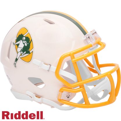 Green Bay Packers Retro Speed Mini Football Helmet