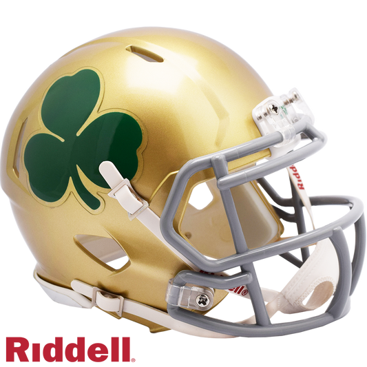 Notre Dame Fighting Irish Shamrock Speed Mini Football Helmet