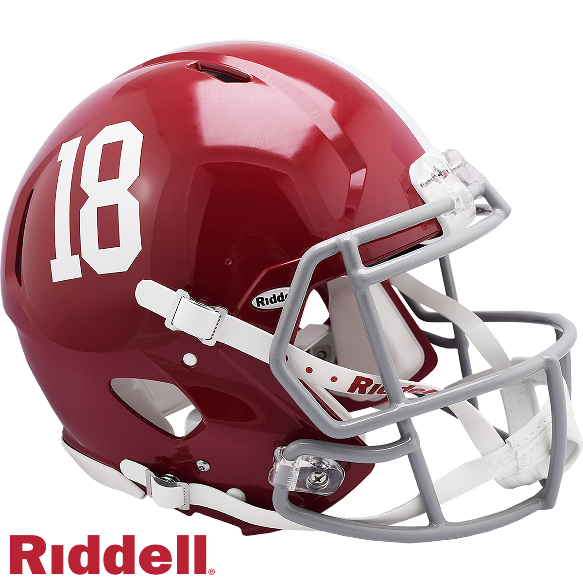 Alabama#18 Crimson Tide Speed Authentic F/S Football Helmet