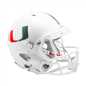 Miami Hurricanes Metallic Authentic F/S Football Helmet