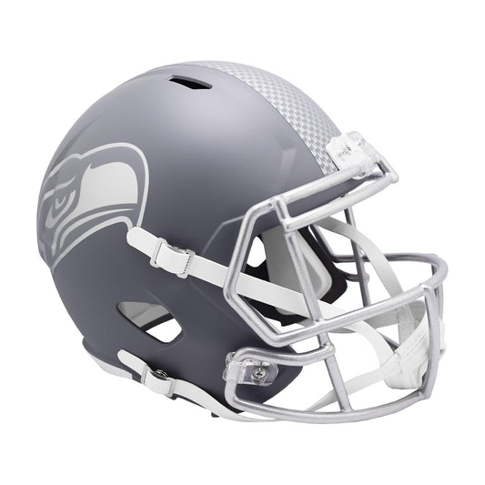 Seattle Seahawks SLATE Full Size Replica Football Helmet NFL