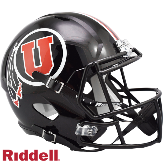 Utah Utes Black Speed F/S Replica  Football Helmet