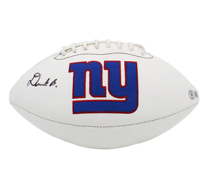 Deonte Banks Autographed Wislon NY Giants Logo Football