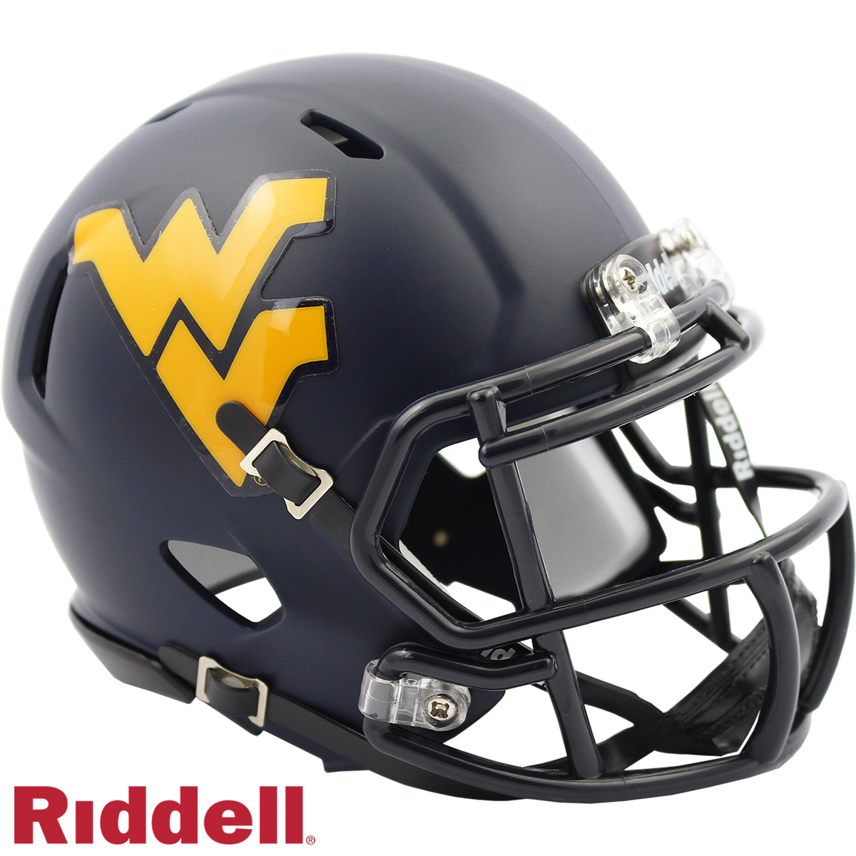 West Virginia Mountaineers Speed Mini Football Helmet