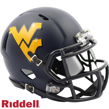 West Virginia Mountaineers Speed Mini Football Helmet