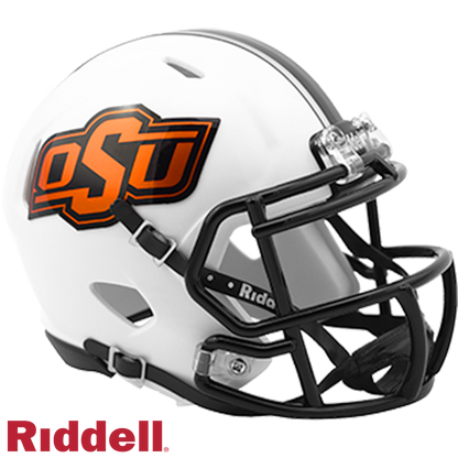 Oklahoma State Cowboys "White"  Mini Football Helmet