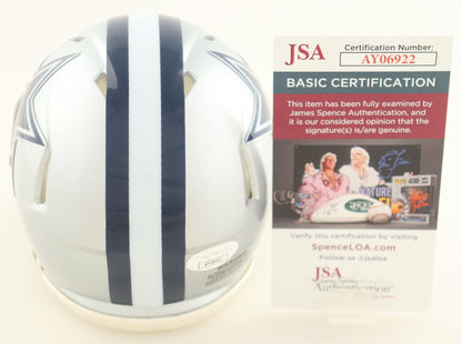 Tony Romo Signed Authentic Dallas Cowboys Mini Helmet NFL