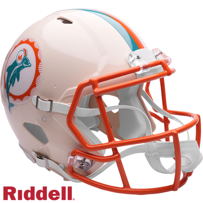Miami Dolphins Retro Speed F/S Authentic Football Helmet