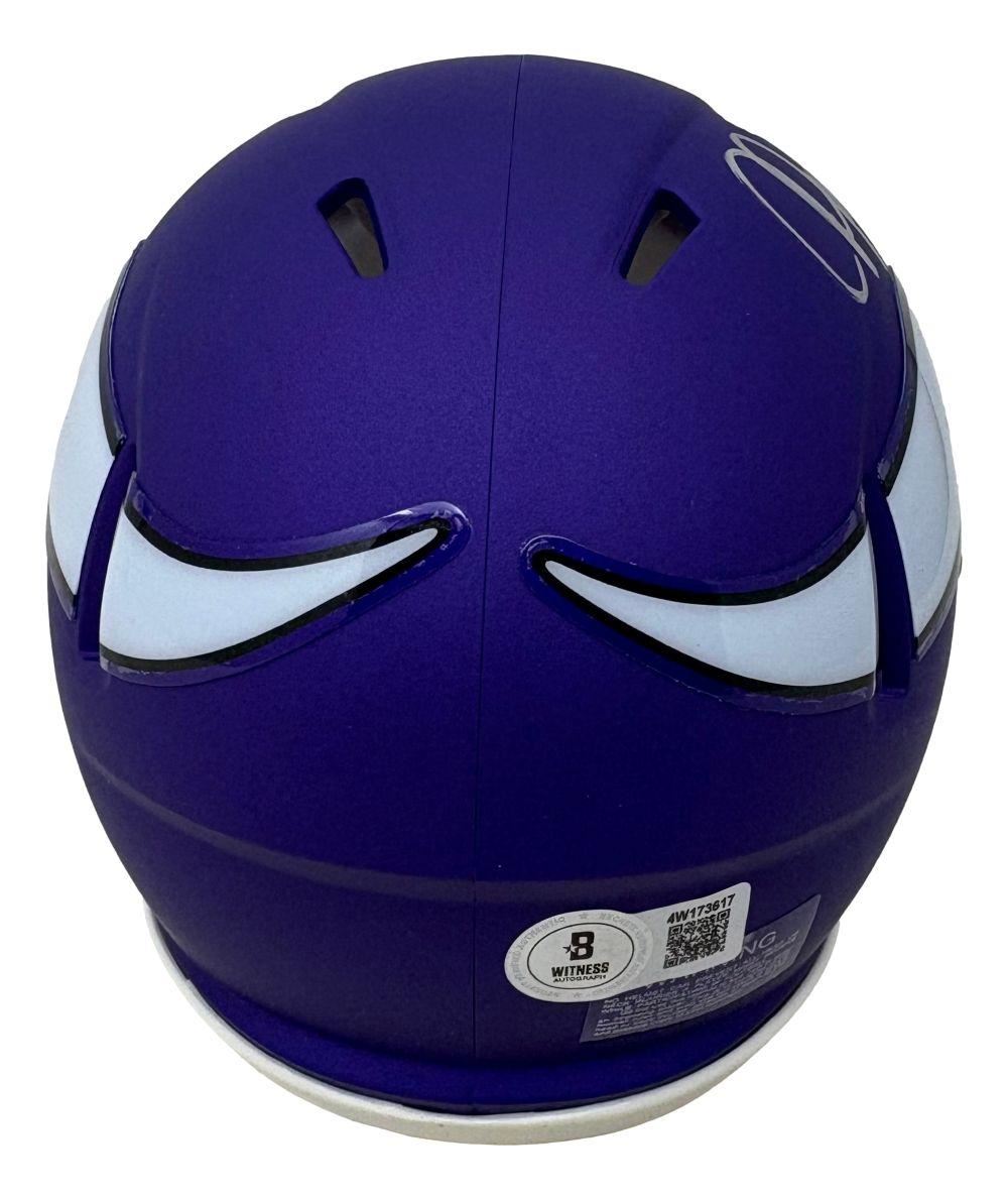 Justin Jefferson Signed Authentic Minnesota Vikings Mini Helmet