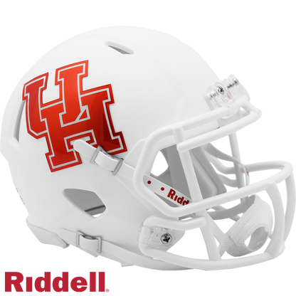 Houston Cougars Matte White Mini Football Helmet