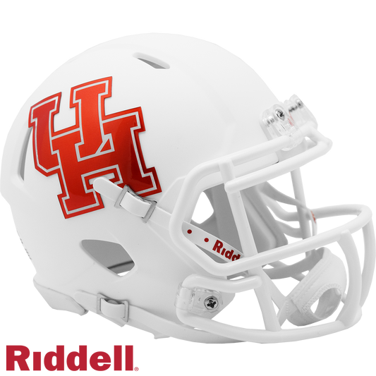 Houston Cougars Matte White Mini Football Helmet