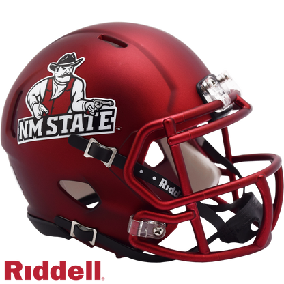 New Mexico State Aggies Primary Speed Mini Football Helmet
