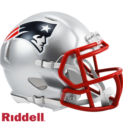 New England Patriots Primary Speed Mini Football Helmet