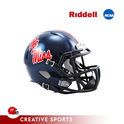 Mississippi Rebels Primary Speed Mini Football Helmet