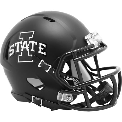 Iowa State Cyclones Satin Black Mini Football Helmet