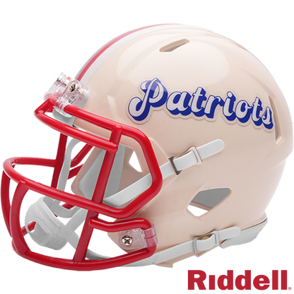 New England Patriots Retro Speed Mini Football Helmet
