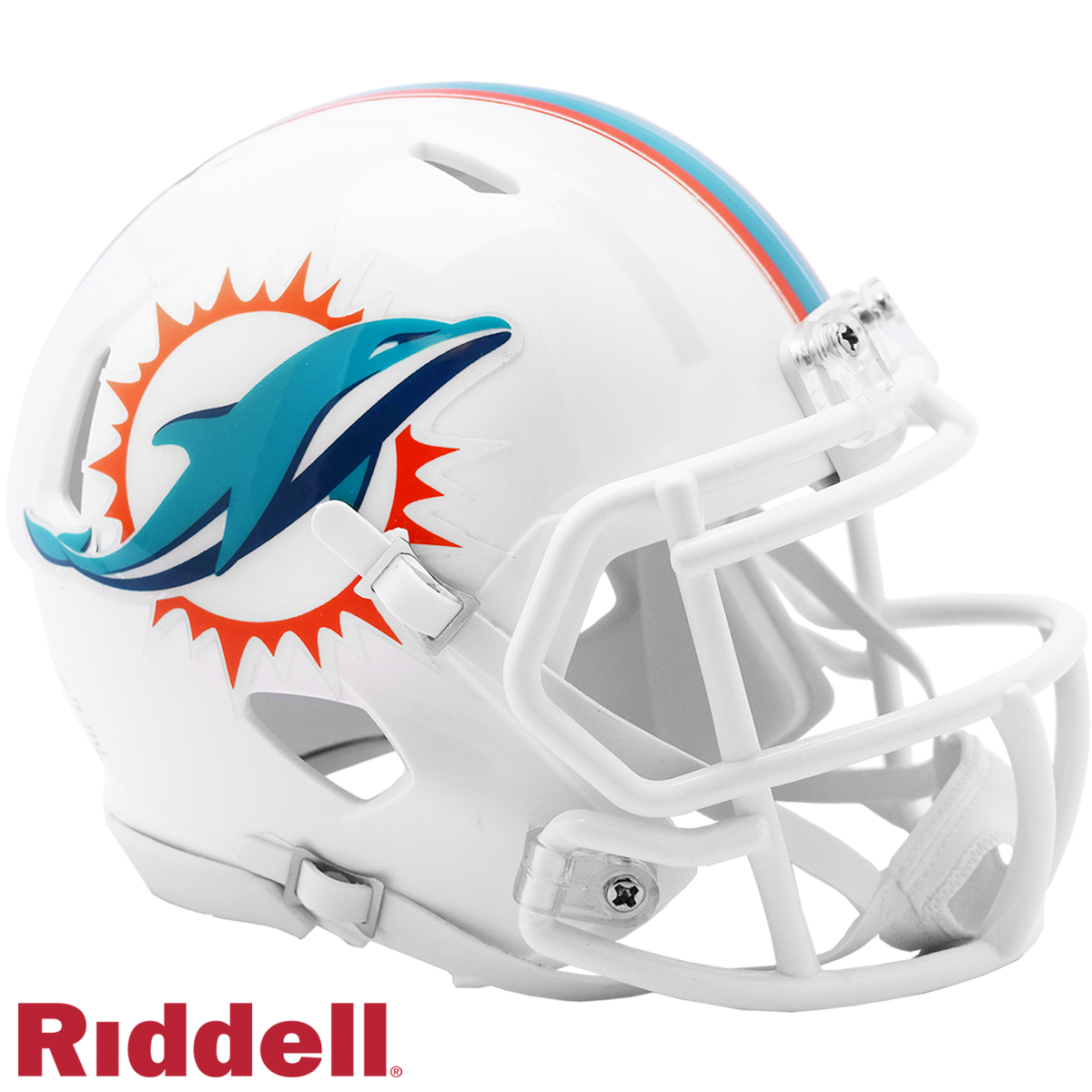 Miami Dolphins Primary Speed Mini Football Helmet