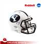 BYU Cougars Speed White/RoyalBlue Mini Football Helmet #8058136