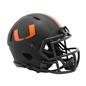 Miami Hurricanes Lunar Mini Football Helmet