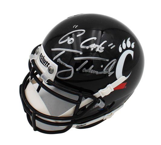 Tommy Tubberville "Go Cats" Autographed Schutt Mini Helmet