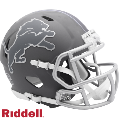 Detroit Lions Slate Speed Mini Football Helmet