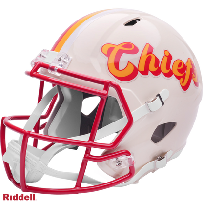 Kansas City Chiefs Retro Speed F/S Replica Football Helmet