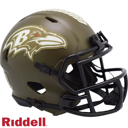 Baltimore Ravens STS22 Speed Mini Football Helmet