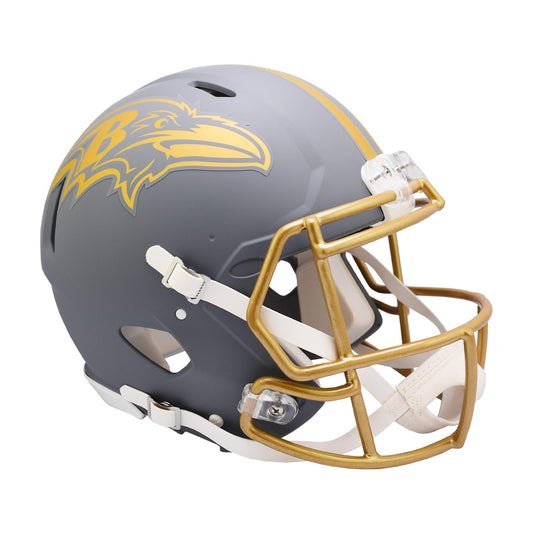 Baltimore Ravens SLATE Full Size Authentic Football Helmet NFL