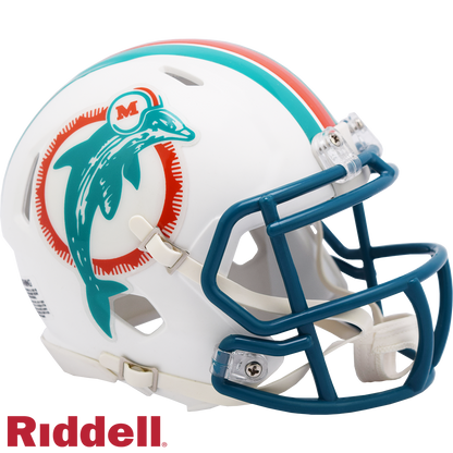 Miami Dolphins T/B(80-96) Speed Mini Football Helmet