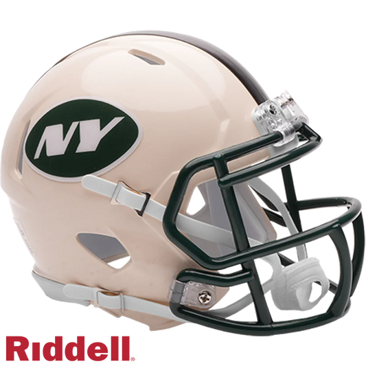 New York Jets Retro Speed Mini Football Helmet