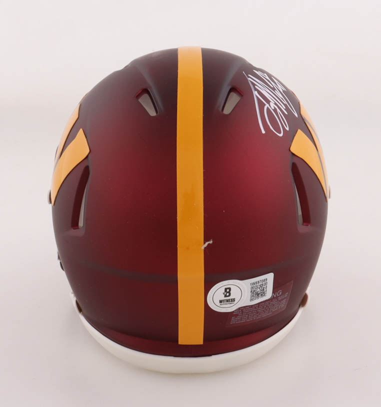 Terry McLaurin Signed Authentic Commanders Mini Helmet NFL
