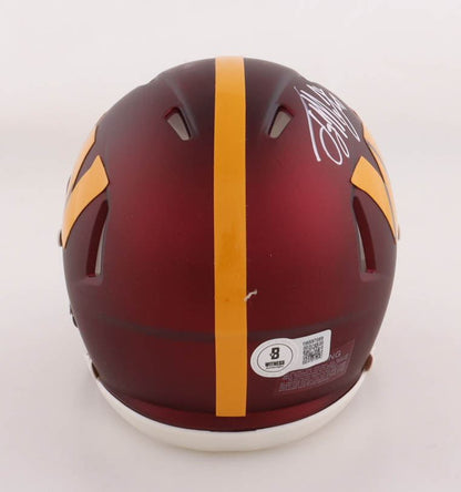 Terry McLaurin Signed Authentic Commanders Mini Helmet NFL