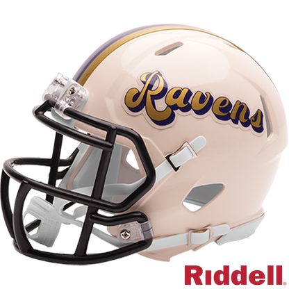 Baltimore Ravens Retro Speed Mini Football Helmet