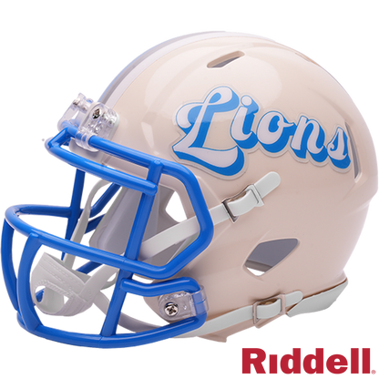 Detroit Lions Retro Speed Mini Football Helmet