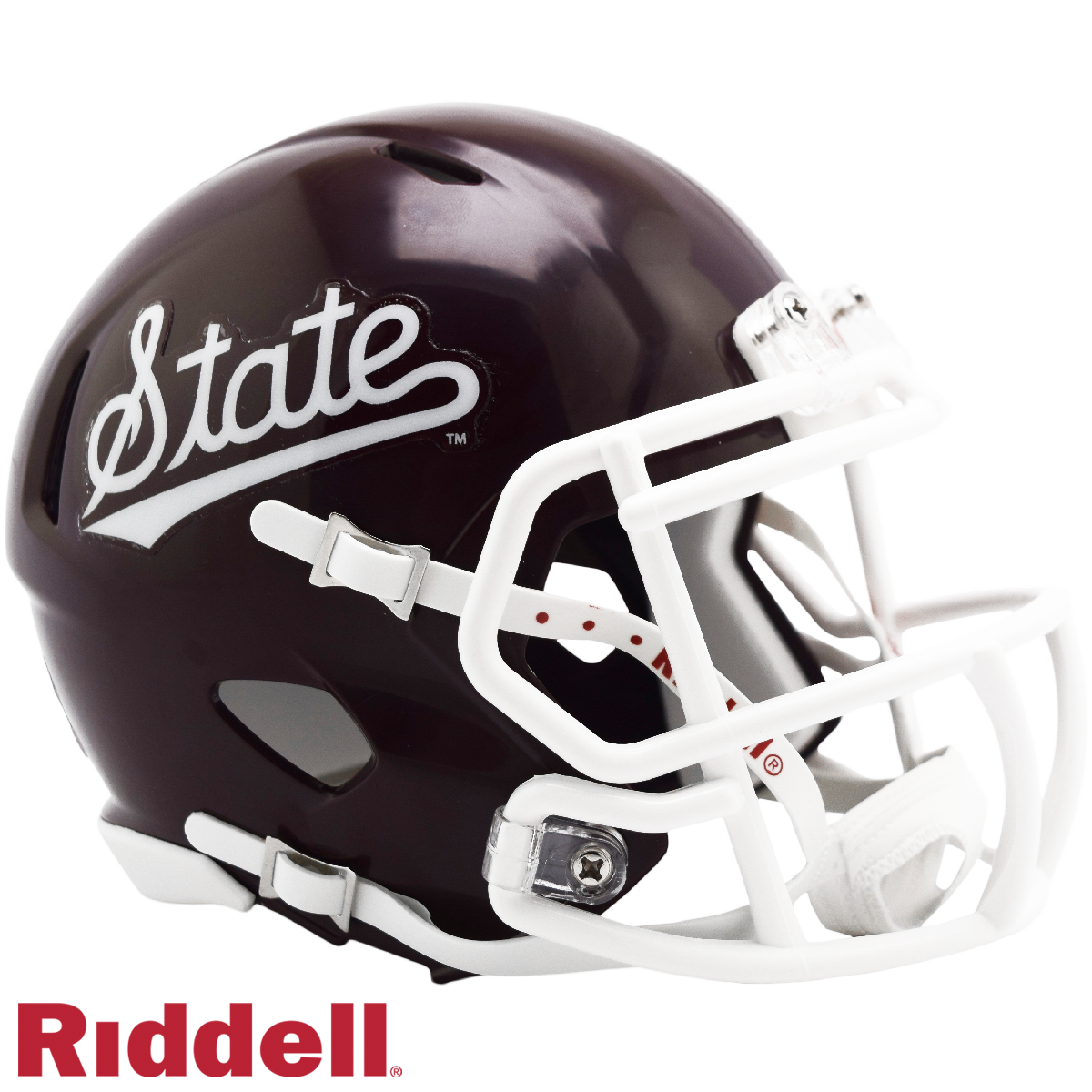 Mississippi State Bulldogs Script Mini Football Helmet