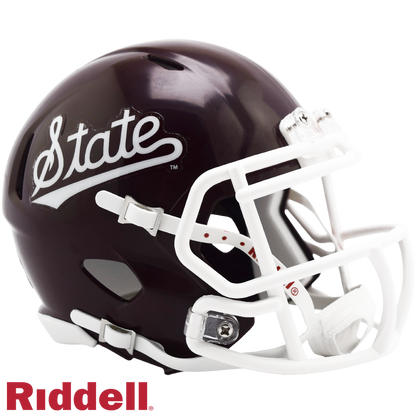 Mississippi State Bulldogs Script Mini Football Helmet